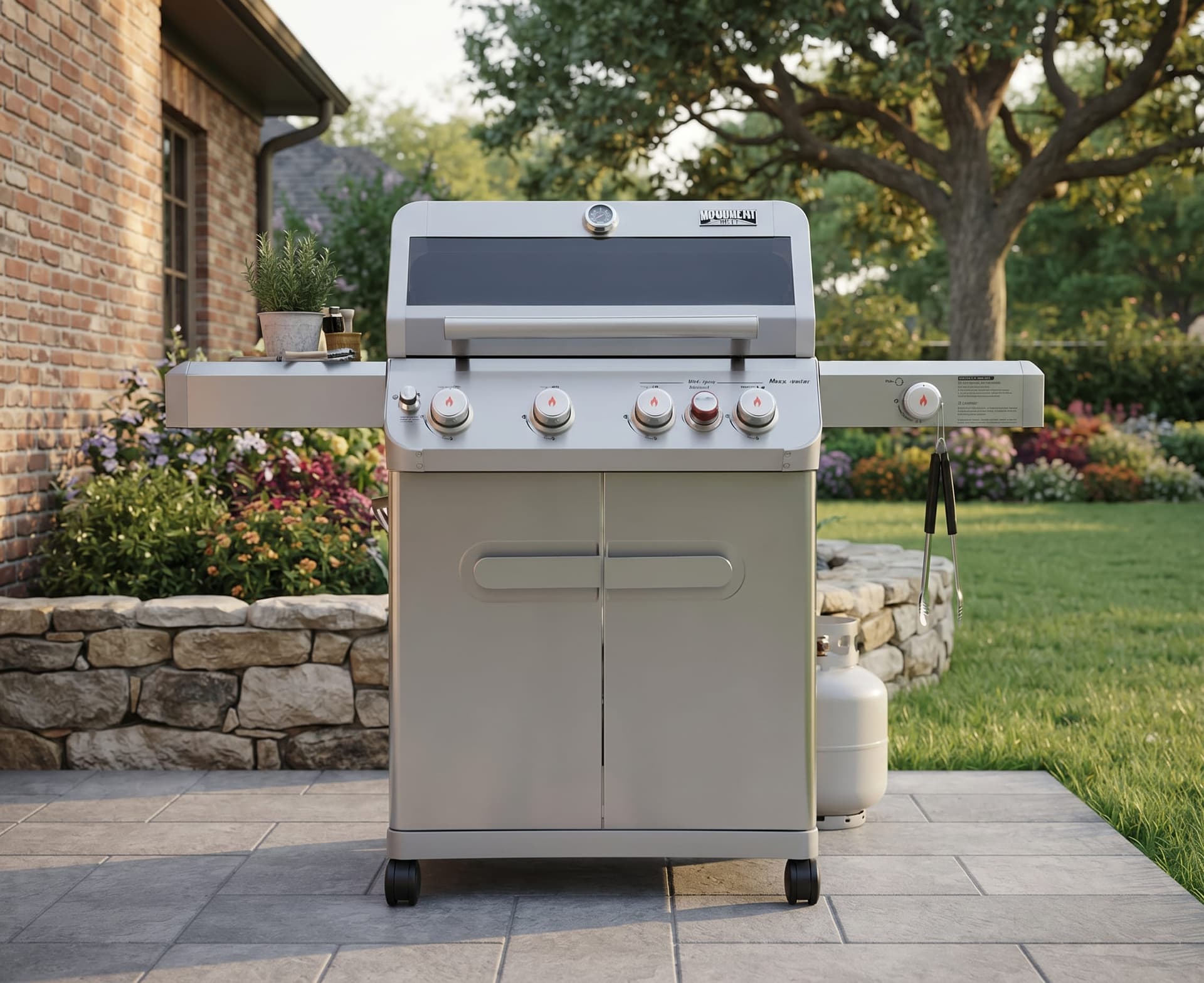 Monument Grills Mesa Series 4+1 Burner Gas Grill