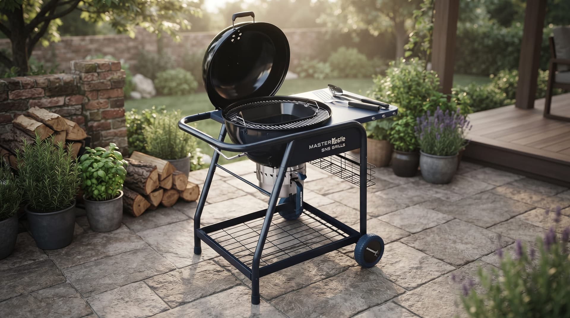 SnS Grills MasterKettle 22" Charcoal Grill