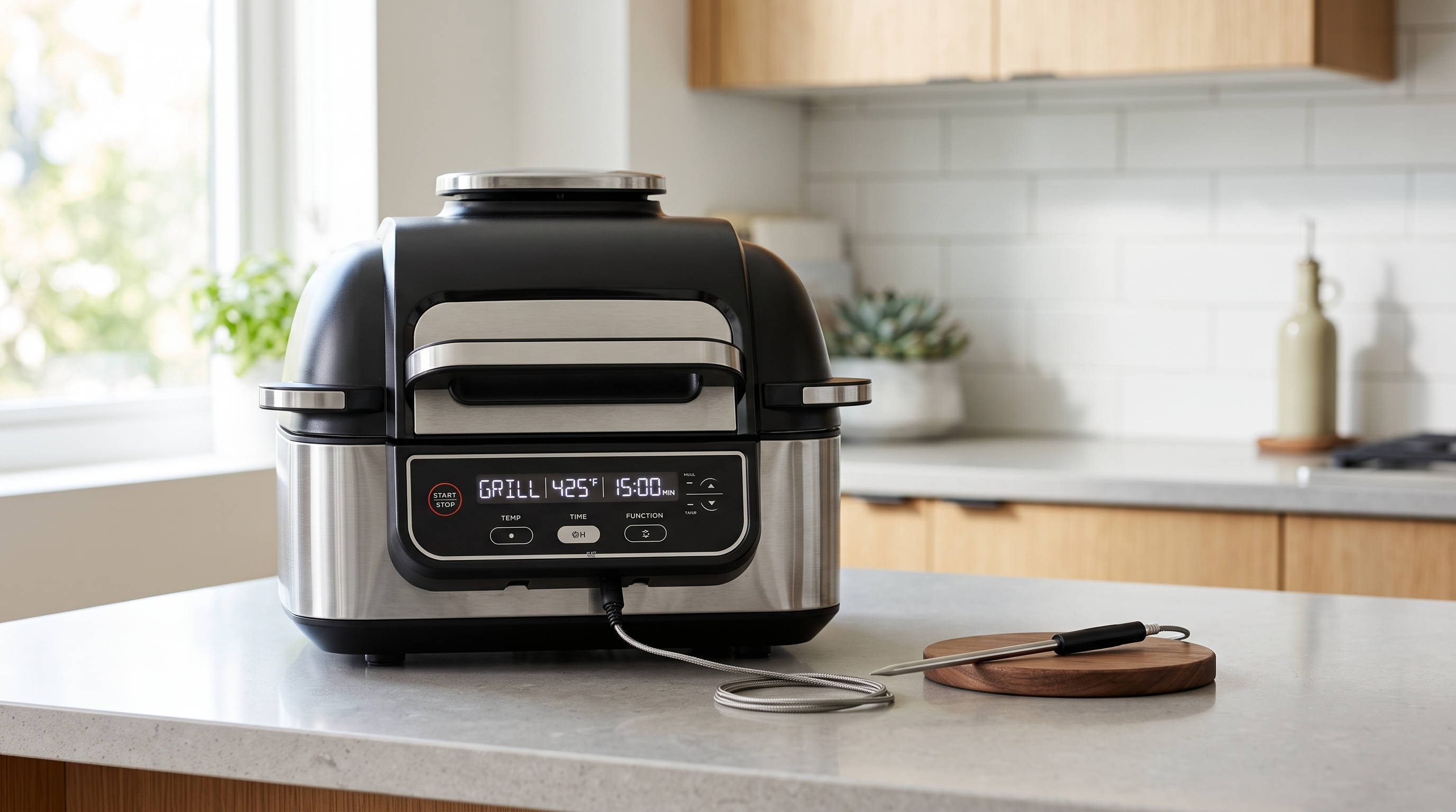 Ninja Foodi Smart XL on Apartment Kitchen Counter