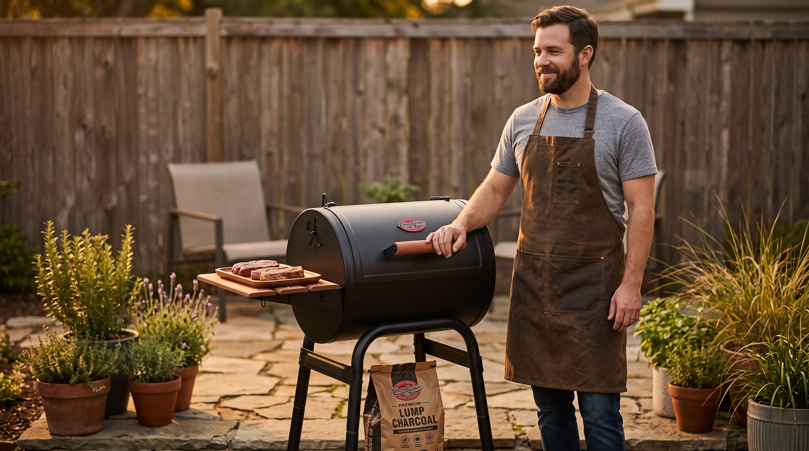 Lifestyle Backyard Smoking Scene Lifestyle Backyard Smoking Scene