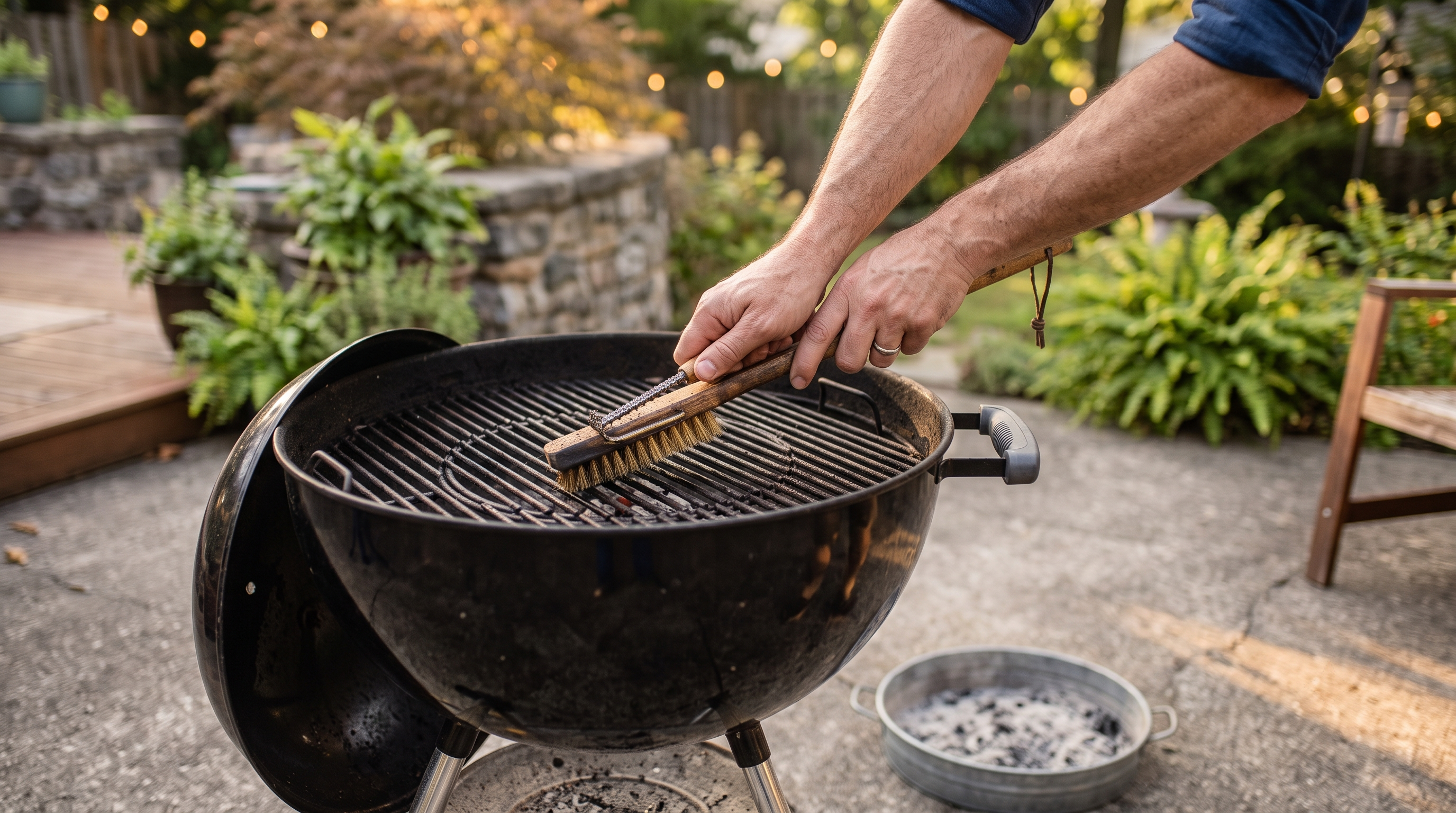 Cleaning Charcoal Grates Cleaning Charcoal Grates