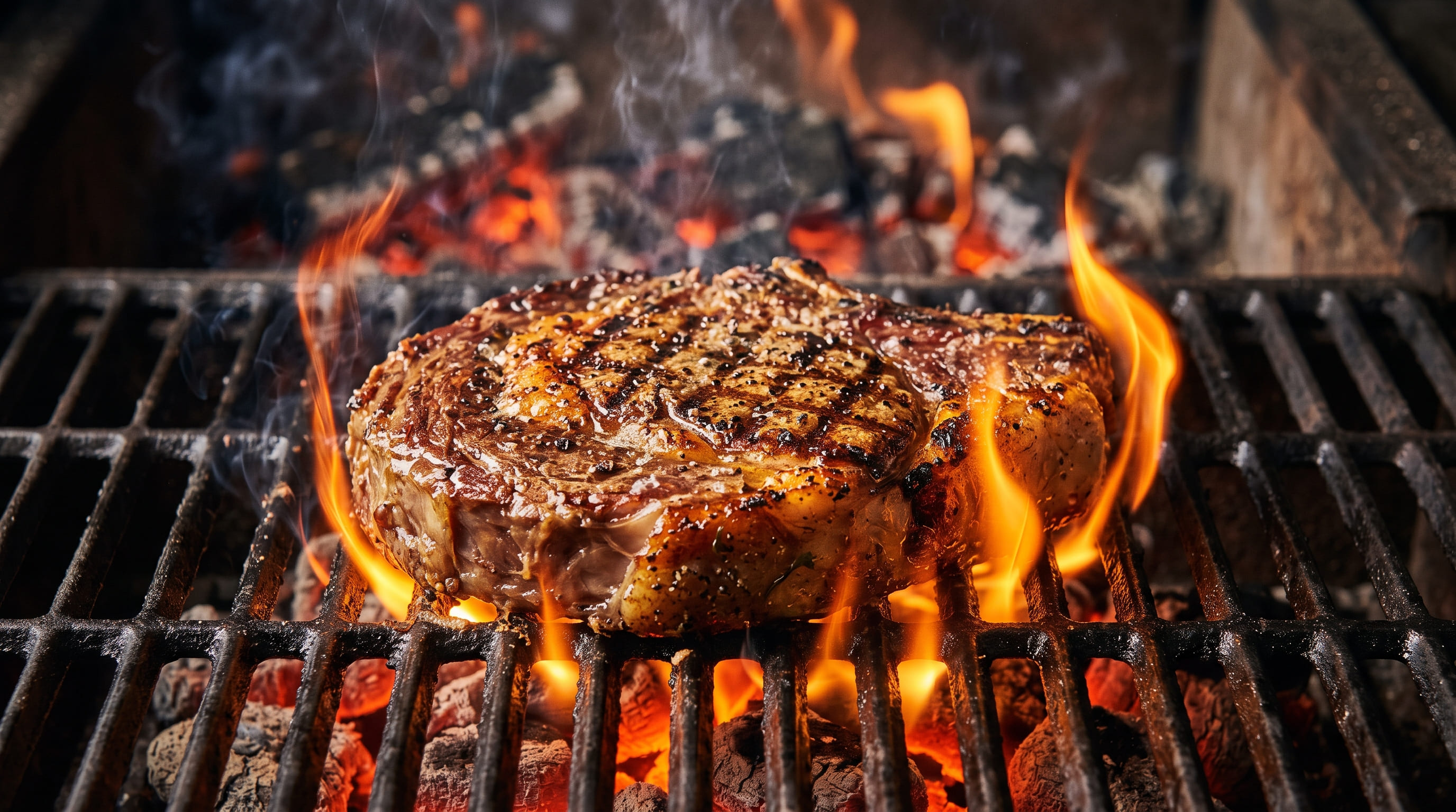 Steak Searing Over Direct Heat Steak Searing Over Direct Heat