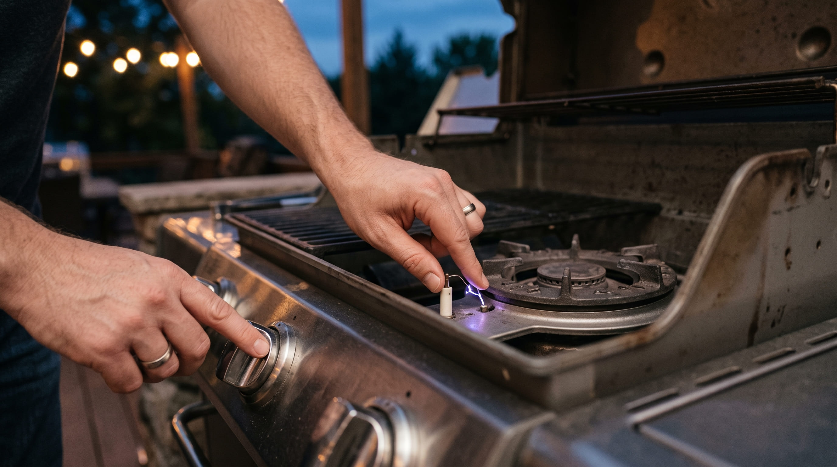 Testing Igniter Spark at Electrode Testing Igniter Spark at Electrode