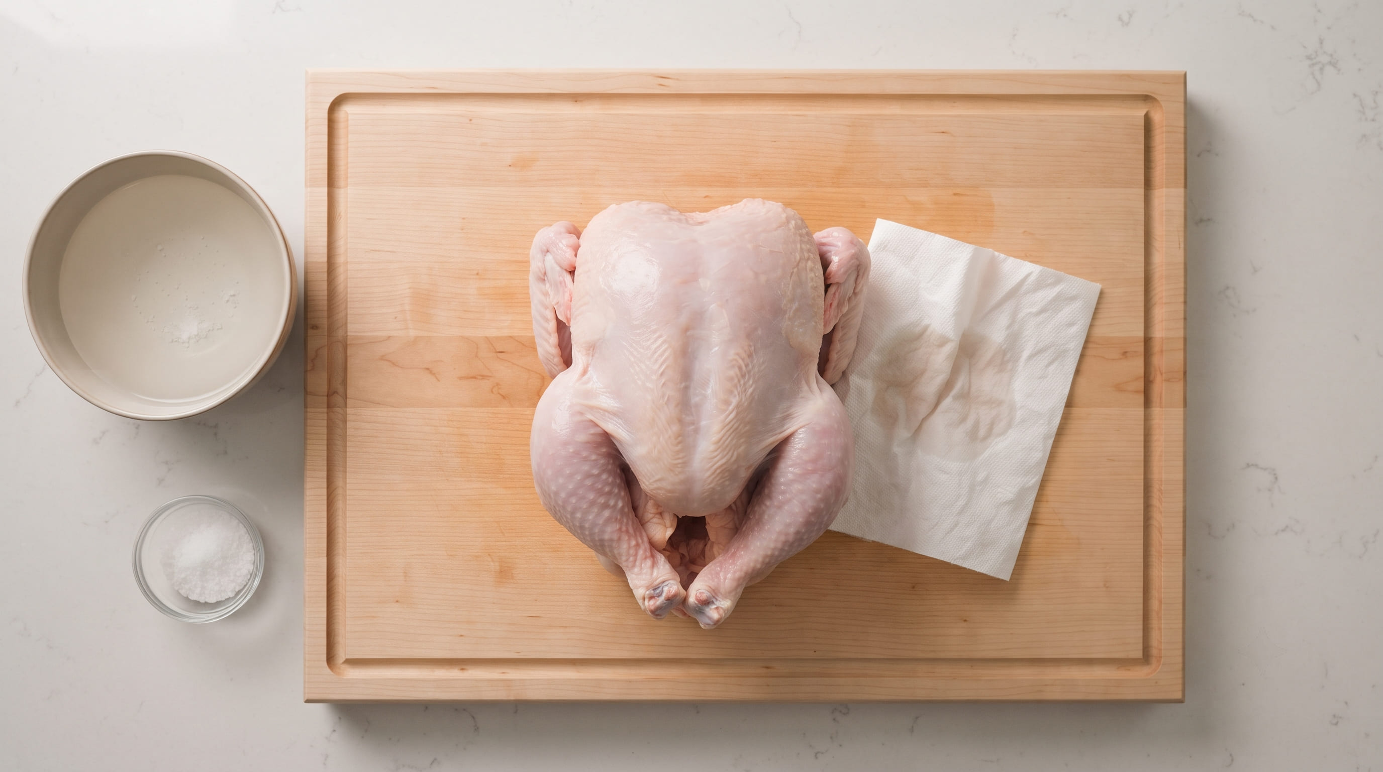Brined Chicken Prep Brined Chicken Prep
