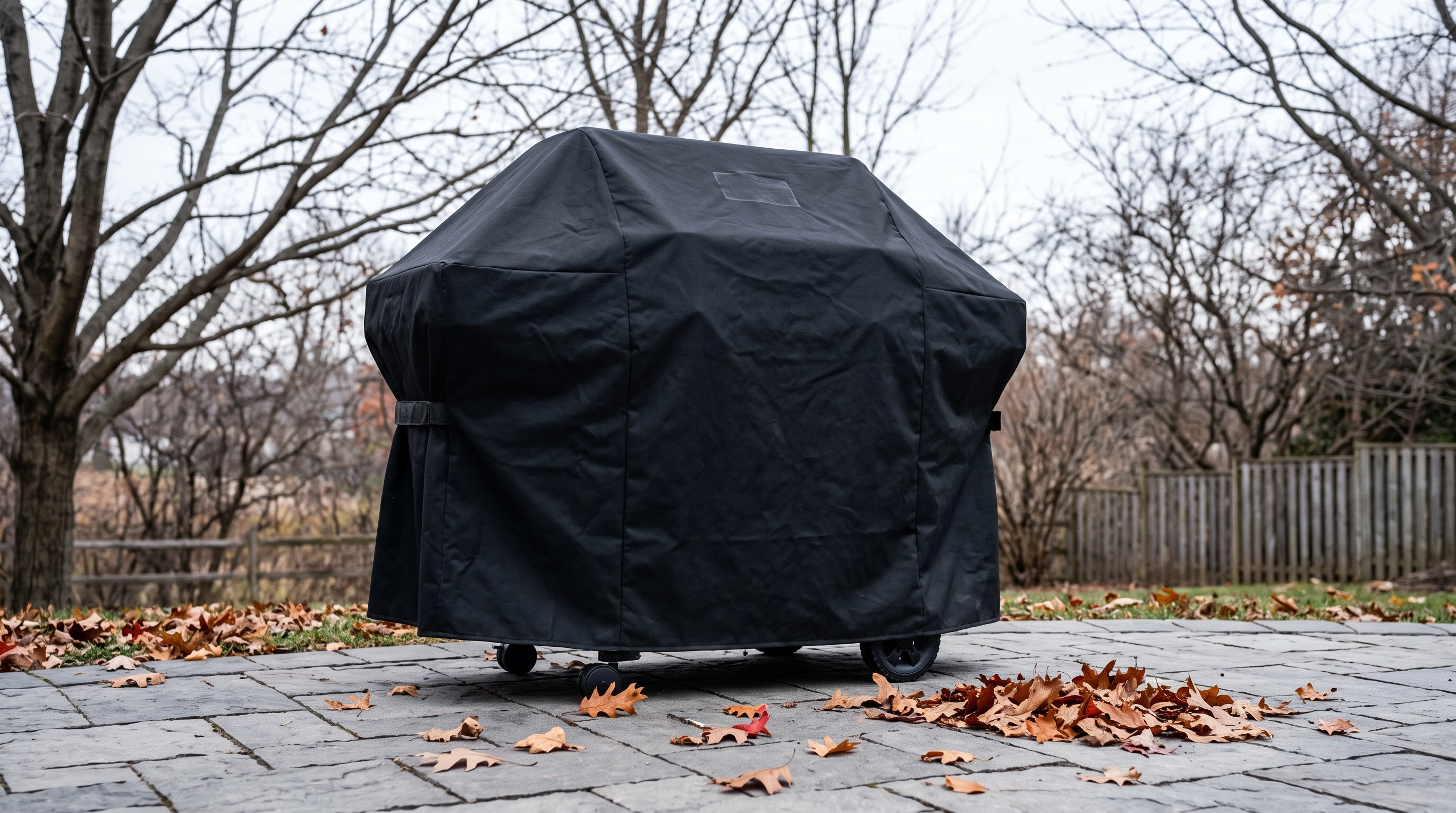 Covered Grill in Winter Covered Grill in Winter