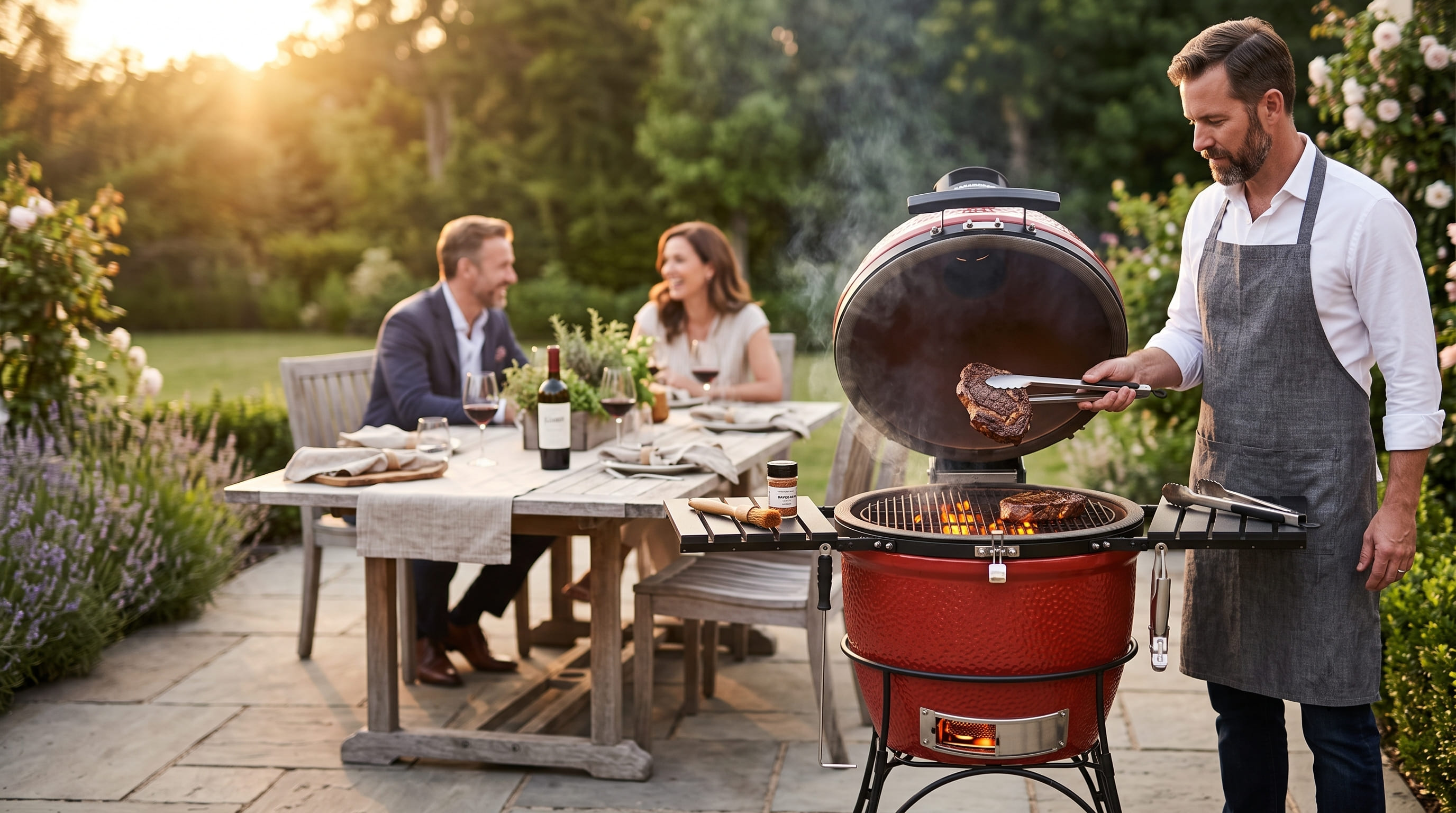 Lifestyle Backyard Entertaining Scene Lifestyle Backyard Entertaining Scene