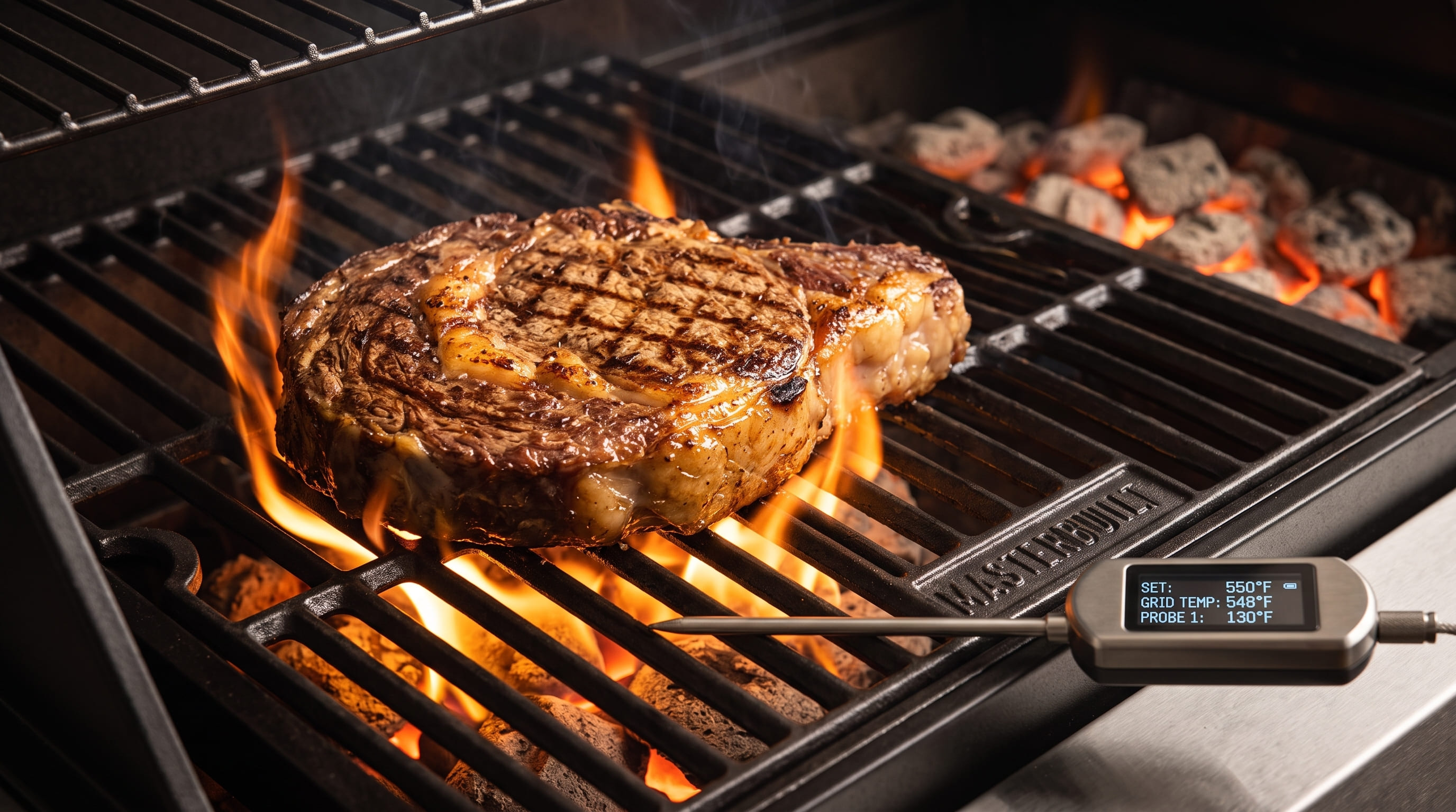 Hard Sear on Live Charcoal Hard Sear on Live Charcoal