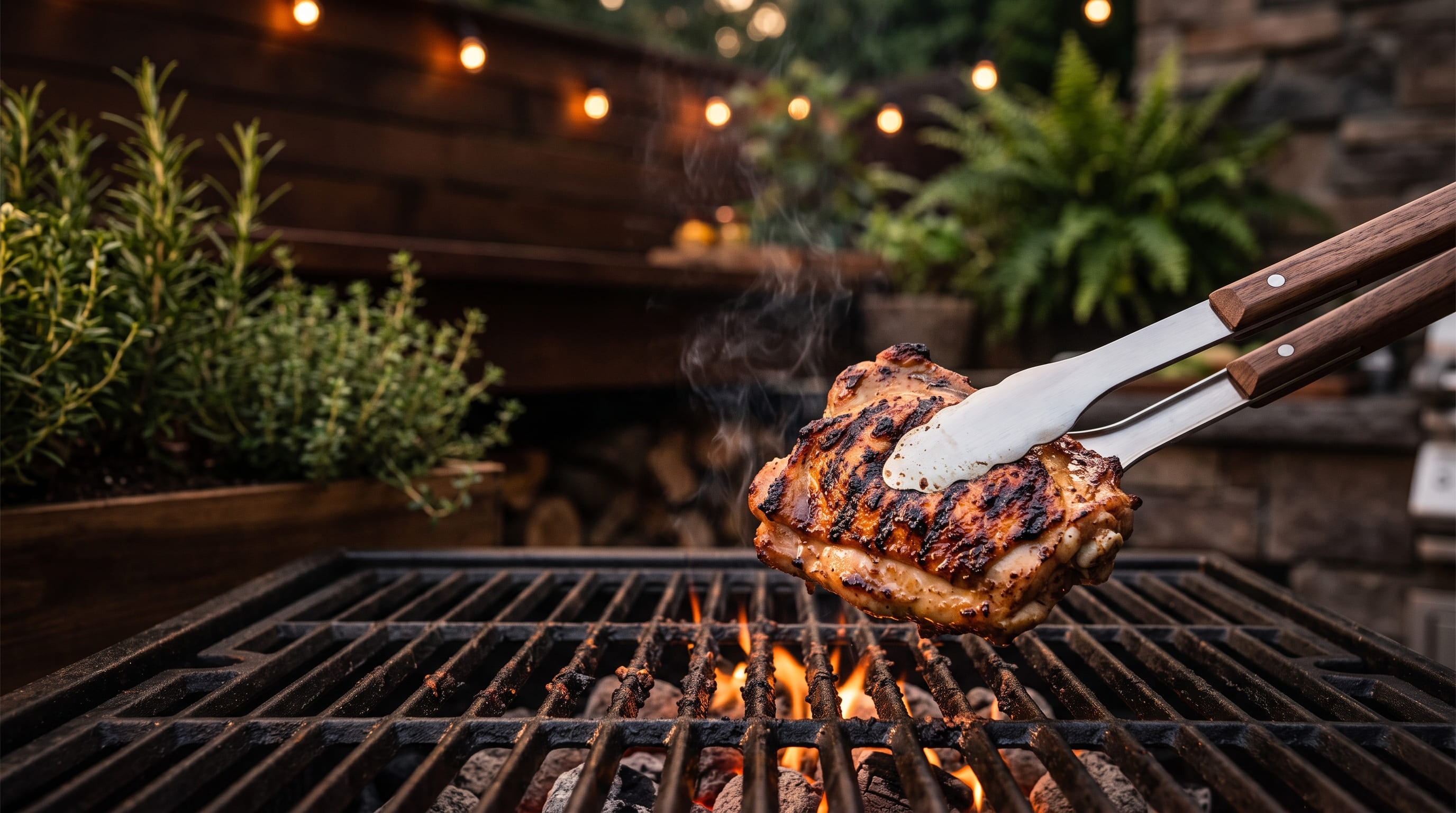 Preheated Grill Grate Ready for Food Preheated Grill Grate Ready for Food